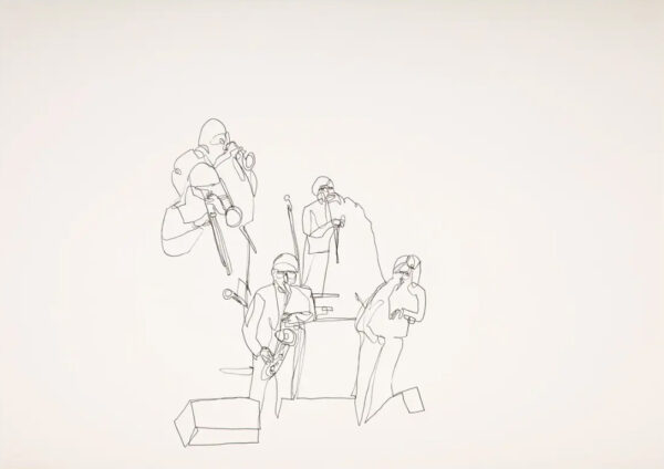 Jools Band Line Drawing