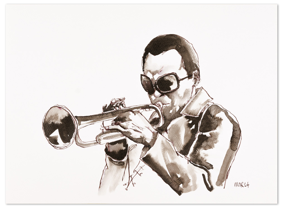Miles Davis 3 - Jim Moir Art
