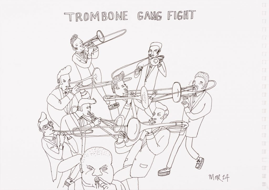 Trombone gang fight