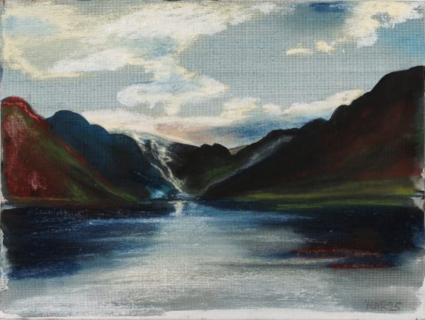 Norwegian Landscape (oil on board)
