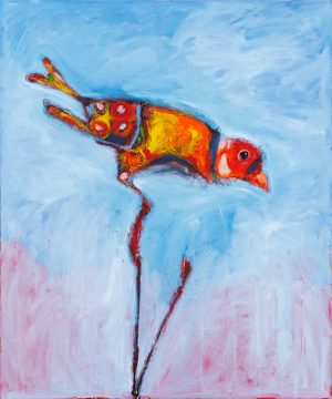 Goldfinch on a Stem