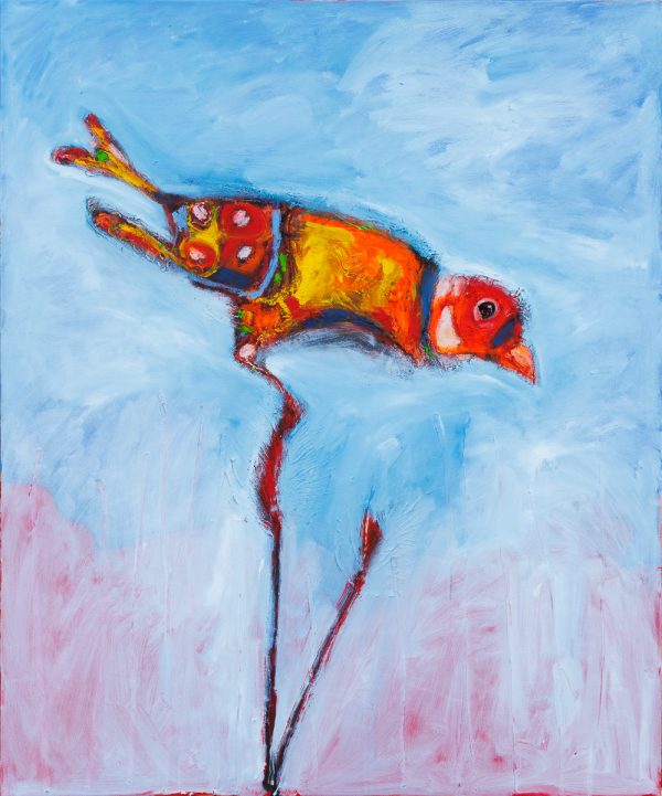 Goldfinch on a Stem