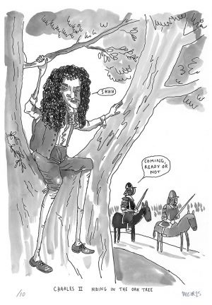Charles II Hiding In The Oak Tree