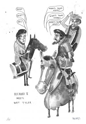Richard II Meets Wat Tyler