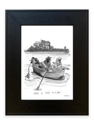 James II Flees In A Boat (Original)